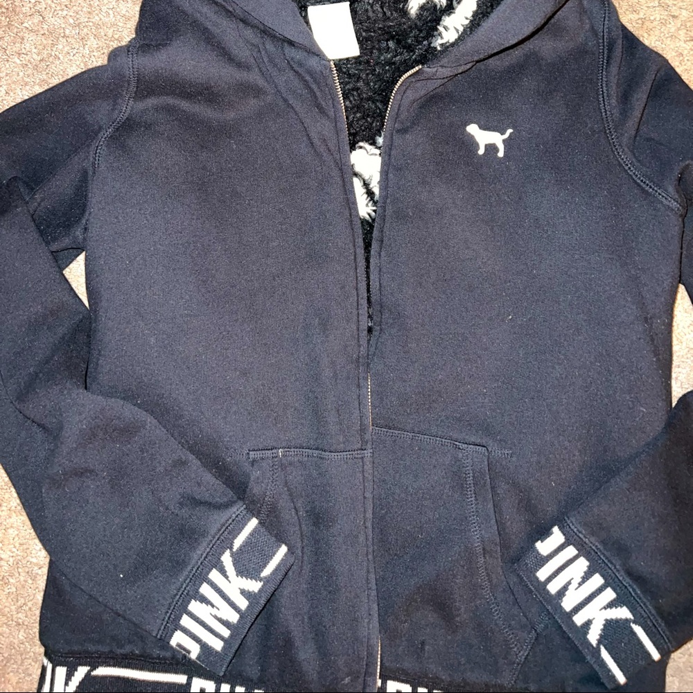 Victoria Secret Faux fur coat.